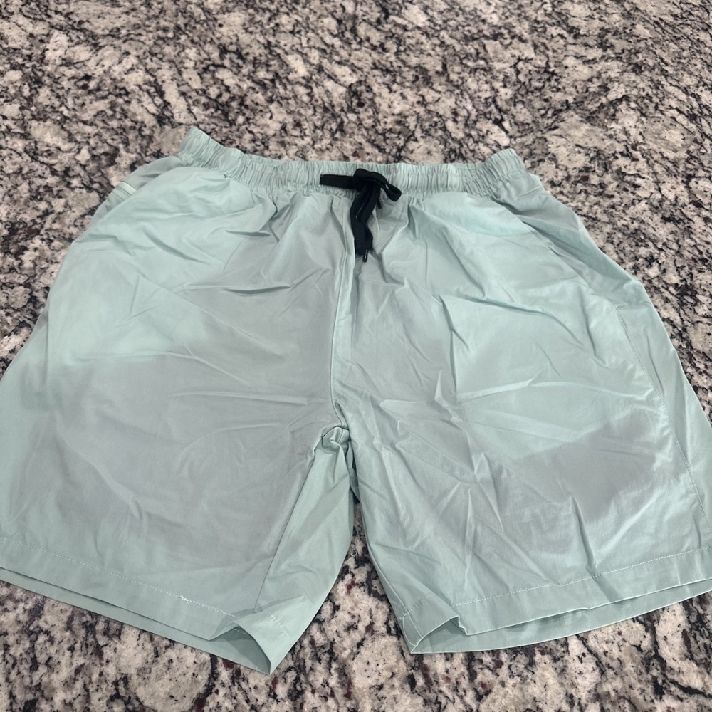 Matt Green Nylon Shorts With Spandex Lining Large